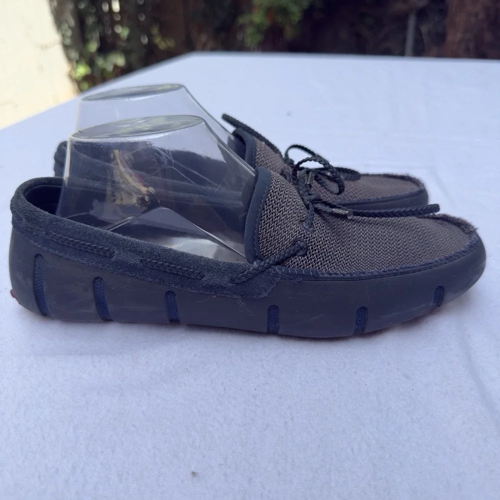 Swims‎ Loafers Braided Lace Washable Loafers Brown Black Men's Size 9.5 Coastal